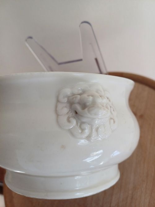 CHINESE BLANC DE CHINE CENSER CIRCA 1620 1650 - ADDITIONAL PHOTO 2