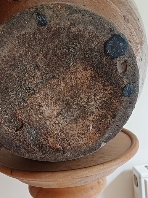 LARGE SALT GLAZE MASK DECORATED FLAGON POSSIBLY GERMAN DATING 17TH 18TH CENTURY - ADDITIONAL PHOTO 16