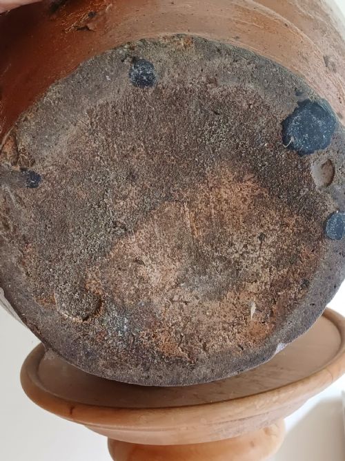 LARGE SALT GLAZE MASK DECORATED FLAGON POSSIBLY GERMAN DATING 17TH 18TH CENTURY - ADDITIONAL PHOTO 18