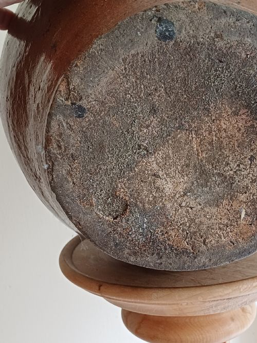 LARGE SALT GLAZE MASK DECORATED FLAGON POSSIBLY GERMAN DATING 17TH 18TH CENTURY - ADDITIONAL PHOTO 17