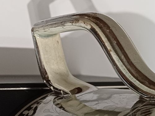 RESERVED JM ENGLISH SILVER LUSTRE BIRD DECORATED MUG CIRCA 1835 - ADDITIONAL PHOTO 7
