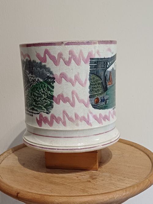 SUNDERLAND PINK LUSTRE MUG OR TANKARD CIRCA 1820 - ADDITIONAL PHOTO 6