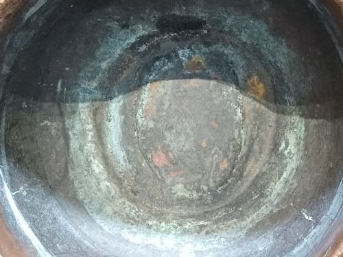 SOLD CP A MAGNIFICENT LARGE COPPER LOG OR COAL BIN SCUTTLE DATING FROM THE LATE GEORGIAN EARLY VICTORIAN PERIOD - ADDITIONAL PHOTO 9