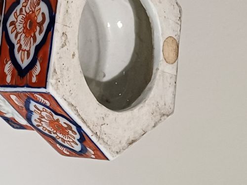 JAPANESE IMARI MODEL OF A PAGODA TEMPLE INCENSE BURNER MEIJI PERIOD - ADDITIONAL PHOTO 19