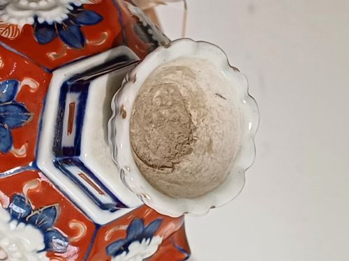 JAPANESE IMARI MODEL OF A PAGODA TEMPLE INCENSE BURNER MEIJI PERIOD - ADDITIONAL PHOTO 20