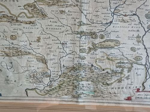 17TH CENTURY HERTFORDSHIRE MAP BY JAN BLAEU - ADDITIONAL PHOTO 6