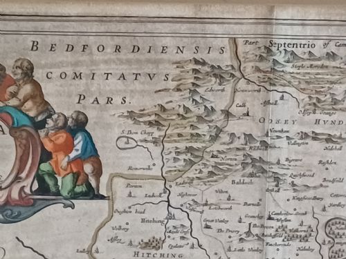 17TH CENTURY HERTFORDSHIRE MAP BY JAN BLAEU - ADDITIONAL PHOTO 10