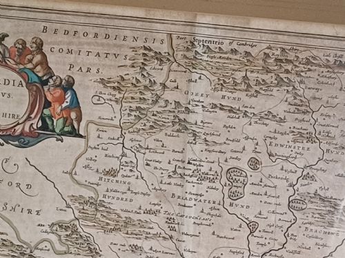 17TH CENTURY HERTFORDSHIRE MAP BY JAN BLAEU - ADDITIONAL PHOTO 12