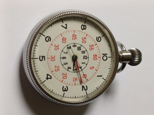 SOLD CL WW2 ZENITH HS3 BRITISH ROYAL NAVY ISSUED POCKET WATCH ISSUE NO 7704 LATER UPDATED WITH DECIMAL DIAL DATING CIRCA 1940 - ADDITIONAL PHOTO 1