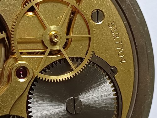SOLD CL WW2 ZENITH HS3 BRITISH ROYAL NAVY ISSUED POCKET WATCH ISSUE NO 7704 LATER UPDATED WITH DECIMAL DIAL DATING CIRCA 1940 - ADDITIONAL PHOTO 13