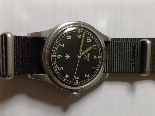 smiths w10 british army issued watch dated 1969 - CATEGORY: ANTIQUE WATCHES - DATED 1960