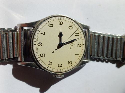 OMEGA WW2 RAF ISSUED 6B159 PILOTS ALL STAINLESS STEEL WATCH REISSUED PAKISTAN AIRFORCE - ADDITIONAL PHOTO 7