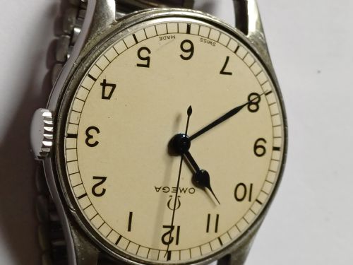 OMEGA WW2 RAF ISSUED 6B159 PILOTS ALL STAINLESS STEEL WATCH REISSUED PAKISTAN AIRFORCE - ADDITIONAL PHOTO 8