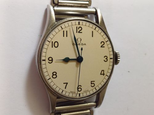 OMEGA WW2 RAF ISSUED 6B159 PILOTS ALL STAINLESS STEEL WATCH REISSUED PAKISTAN AIRFORCE - ADDITIONAL PHOTO 14