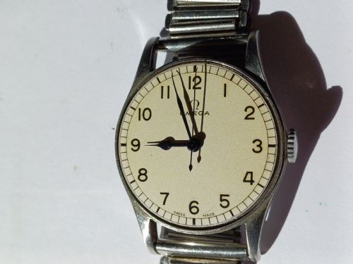 OMEGA WW2 RAF ISSUED 6B159 PILOTS ALL STAINLESS STEEL WATCH REISSUED PAKISTAN AIRFORCE - ADDITIONAL PHOTO 15