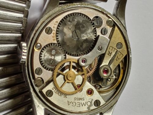OMEGA WW2 RAF ISSUED 6B159 PILOTS ALL STAINLESS STEEL WATCH REISSUED PAKISTAN AIRFORCE - ADDITIONAL PHOTO 1