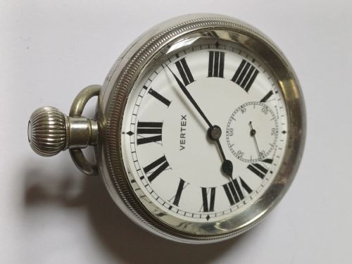 SOLD BW BRITISH RAIL SOUTHERN REGION STATIONMASTER OR GUARDS POCKET WATCH BY VERTEX NO BR S 5033 DATING POST 1948 - ADDITIONAL PHOTO 2