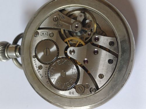 SOLD BW BRITISH RAIL SOUTHERN REGION STATIONMASTER OR GUARDS POCKET WATCH BY VERTEX NO BR S 5033 DATING POST 1948 - ADDITIONAL PHOTO 10