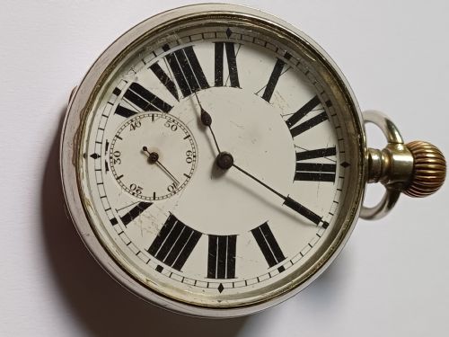 RARE DUBLIN AND SOUTH EAST RAILWAY STATIONMASTER OR GUARDS POCKET WATCH ISSUE NO D S E R 27 DATING PRE1925 - ADDITIONAL PHOTO 16
