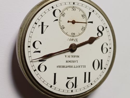 ROYAL FLYING CORPS ISSUED MARK IV A COCKPIT WATCH BY ELLIOTT BROTHERS LONDON ISSUE NO 809 DATING CIRCA 1916 - ADDITIONAL PHOTO 3