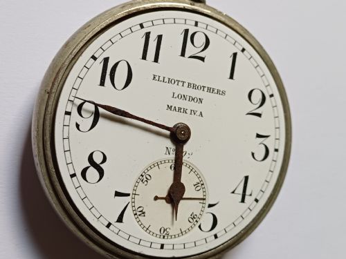 ROYAL FLYING CORPS ISSUED MARK IV A COCKPIT WATCH BY ELLIOTT BROTHERS LONDON ISSUE NO 809 DATING CIRCA 1916 - ADDITIONAL PHOTO 8