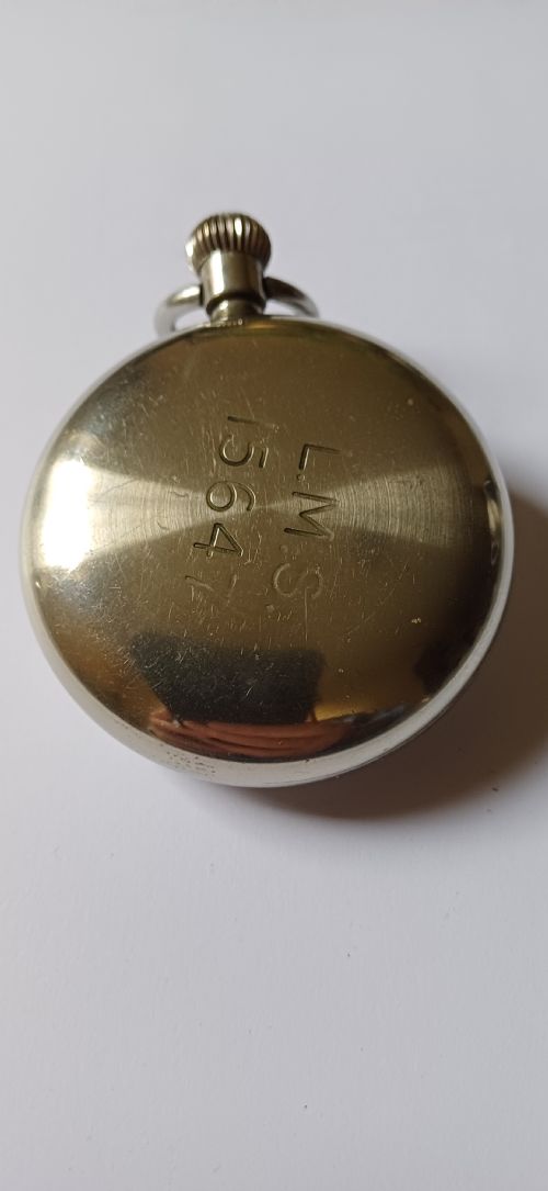 LMS LONDON MIDLAND SCOTLAND STATIONMASTER OR GUARDS POCKET WATCH PRE 1948 - ADDITIONAL PHOTO 7
