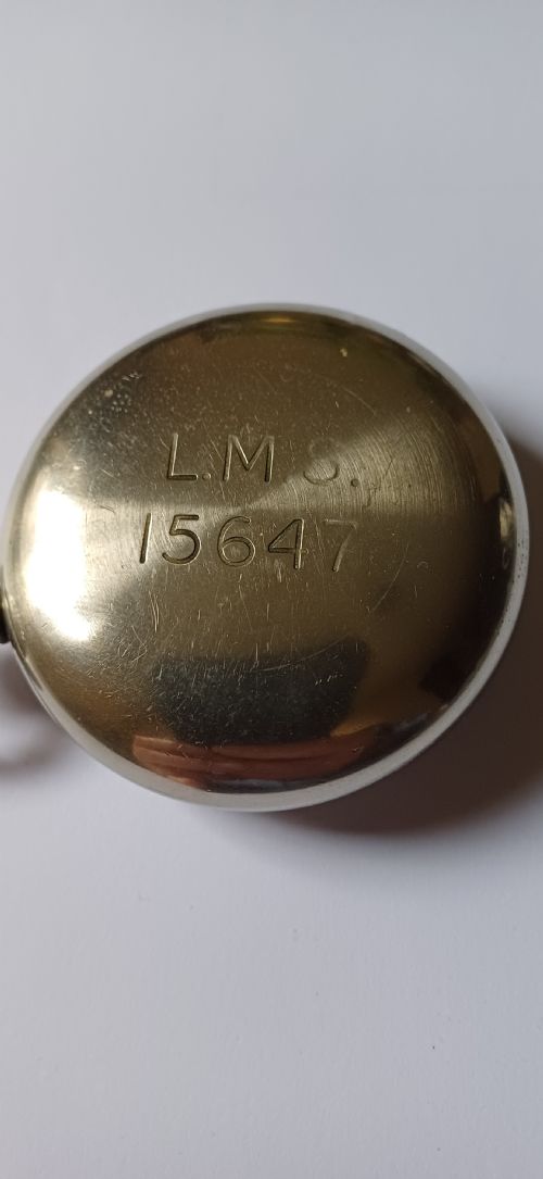 LMS LONDON MIDLAND SCOTLAND STATIONMASTER OR GUARDS POCKET WATCH PRE 1948 - ADDITIONAL PHOTO 8