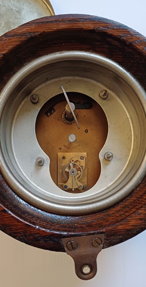 GREAT WESTERN RAILWAY 8DAY SIGNAL BOX PORK PIE TOOL CLOCK NO 0403 BY SMITH DATING PRE1939 - ADDITIONAL PHOTO 6