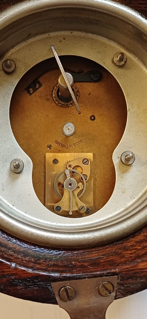GREAT WESTERN RAILWAY 8DAY SIGNAL BOX PORK PIE TOOL CLOCK NO 0403 BY SMITH DATING PRE1939 - ADDITIONAL PHOTO 7