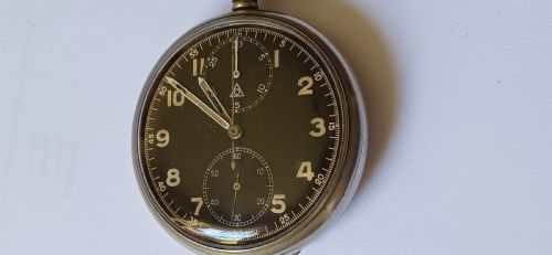 WW2 GERMAN KRIEGSMARINE ISSUED NAVAL ARTILLERY POCKET WATCH CHRONOGRAPH REF ARTL 5980 DATING CIRCA 1942 - ADDITIONAL PHOTO 1