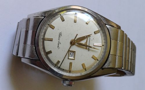 LONGINES SILVER ARROW WITH DATE CIRCA 1959 - ADDITIONAL PHOTO 1