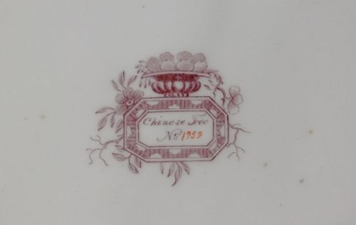 MINTON RECTANGULAR PLATTER IN THE CHINESE TREE PATTERN REF NO 1959 DATING CIRCA 1840 - ADDITIONAL PHOTO 5