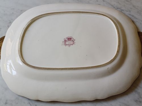 MINTON RECTANGULAR PLATTER IN THE CHINESE TREE PATTERN REF NO 1959 DATING CIRCA 1840 - ADDITIONAL PHOTO 10