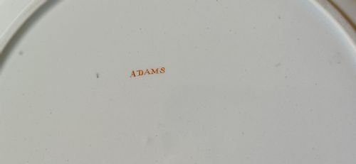 RESERVED PS A FINE ENGLISH BOTANICAL PLATE SIGNED ADAMS IN IRON RED TO THE REVERSE DATING MID19TH CENTURY - ADDITIONAL PHOTO 7
