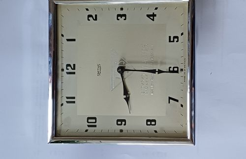 ALVIS AND BROOKLANDS GARAGE PROMOTIONAL ADVERTISING DESK CLOCK BY SMITHS DATING CIRCA 1950 - ADDITIONAL PHOTO 1
