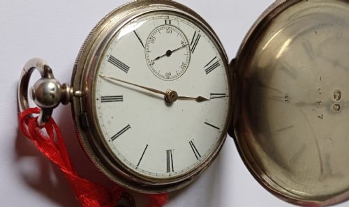 CHARLES FRODSHAM 84 STAND LONDON NO 3287 SILVER POCKET WATCH IN FULL HUNTER SLIM CASE DATING CIRCA 1855
