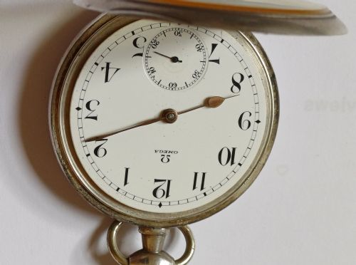 RESERVED PW A FINE PREWW1 OMEGA SILVER CASED POCKET WATCH DATING CIRCA 1913 - ADDITIONAL PHOTO 4