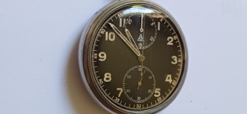 WW2 GERMAN KRIEGSMARINE ISSUED NAVAL ARTILLERY POCKET WATCH CHRONOGRAPH REF ARTL 5980 DATING CIRCA 1942 - ADDITIONAL PHOTO 4