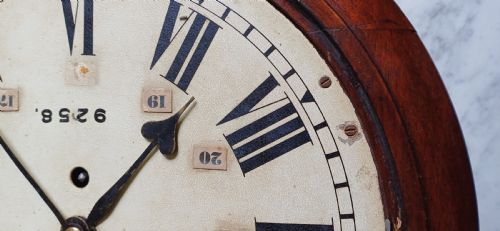 LNER BRITISH RAIL EASTERN CLOCK NO 9258 STATION MASTER WALL CLOCK FORMERLY AT PETERBOROUGH EAST DATING EARLY 20TH CENTURY - ADDITIONAL PHOTO 3
