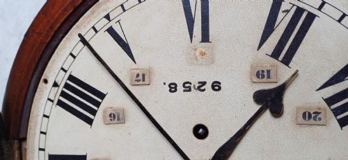 LNER BRITISH RAIL EASTERN CLOCK NO 9258 STATION MASTER WALL CLOCK FORMERLY AT PETERBOROUGH EAST DATING EARLY 20TH CENTURY - ADDITIONAL PHOTO 9