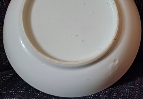 CHINESE 18TH CENTURY TEA BOWL SAUCER DECORATED WITH AN AUSPICIOUS FIVE BLESSINGS SCENE IN THE MANDARIN PALLET DATING CIRCA 1760 - ADDITIONAL PHOTO 7
