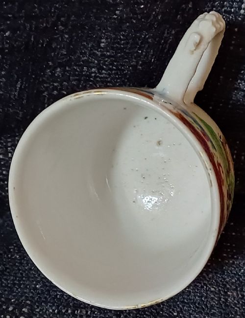CHINESE 18TH CENTURY TEA BOWL SAUCER DECORATED WITH AN AUSPICIOUS FIVE BLESSINGS SCENE IN THE MANDARIN PALLET DATING CIRCA 1760 - ADDITIONAL PHOTO 8