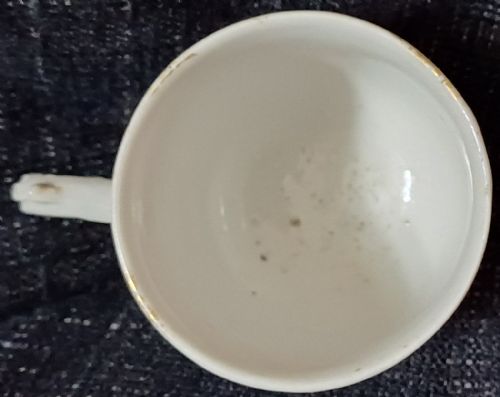 CHINESE 18TH CENTURY TEA BOWL SAUCER DECORATED WITH AN AUSPICIOUS FIVE BLESSINGS SCENE IN THE MANDARIN PALLET DATING CIRCA 1760 - ADDITIONAL PHOTO 9