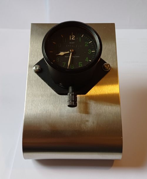 reserved gs ww2 raf issued 8day mk 2c fluorescent g420 6a1595 cockpit clock issue no 1803244 dating 1944 - CATEGORY: ANTIQUE CLOCKS - DATED 1940