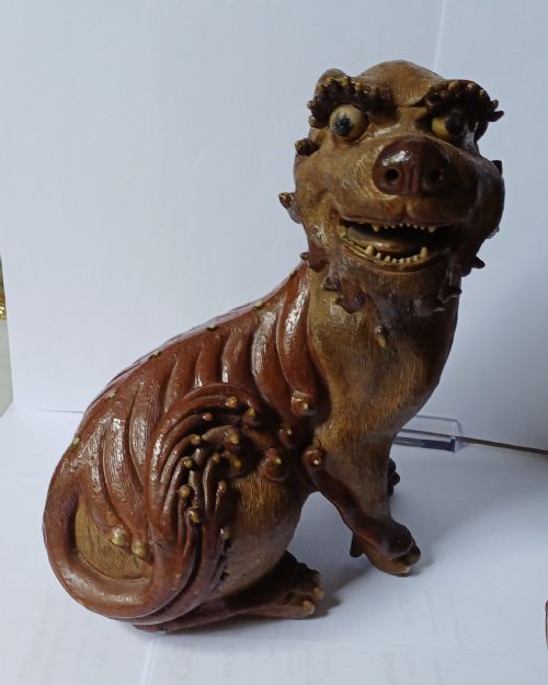 PAIR OF CHINESE SHIWAN BUDDHISTIC LION DOGS FOO DOGS LATE 19THEARLY 20TH CENTURY - ADDITIONAL PHOTO 5