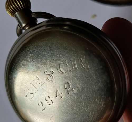 SOUTH EASTERN CHATHAM RAILWAY STATION MASTERS POCKET WATCH NO 2842 CIRCA 1920 SE CR LANTERN A SET - ADDITIONAL PHOTO 9
