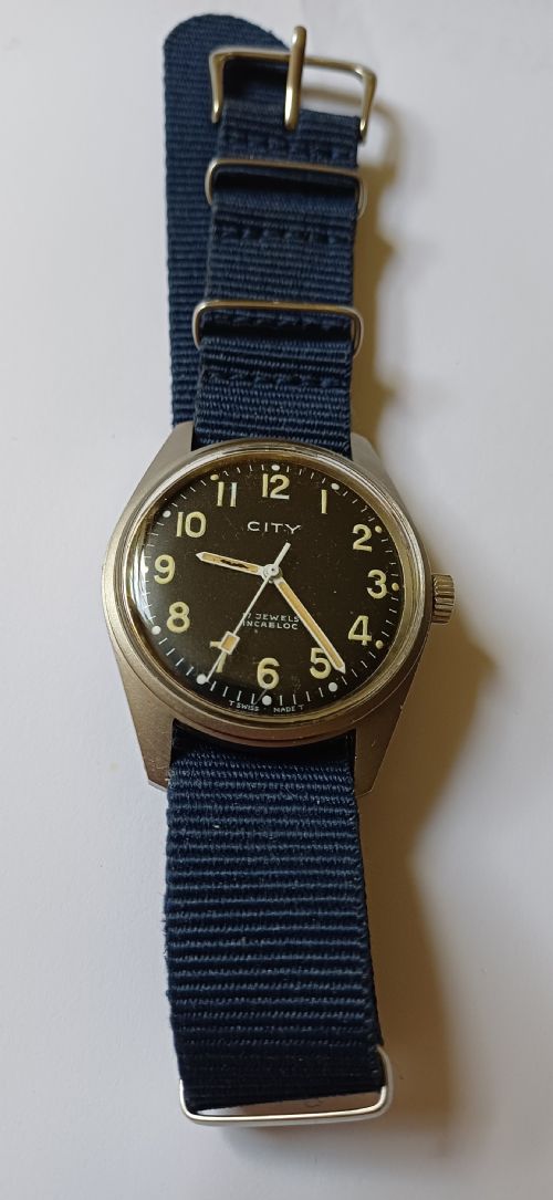 SWEDISH CITY ARMYISSUED MILITARY WATCH REF 3 CROWNS NO 368 CIRCA 1960S - ADDITIONAL PHOTO 3