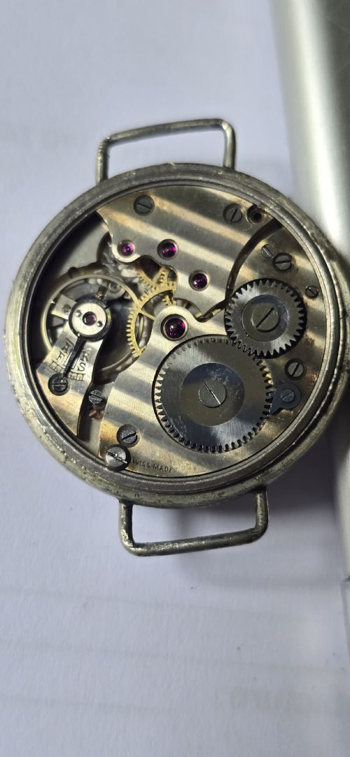 RARE WW1 MILITARY ISSUED BLACK DIAL TRENCH WATCH CIRCA 1916 ORIGINAL MILITARY MARKINGS I 25105R - ADDITIONAL PHOTO 19