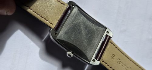 VERITY STAINLESS STEEL RECTANGULAR WATCH RARE 1950S VINTAGE GENTLEMAN'S WRISTWATCH - ADDITIONAL PHOTO 7