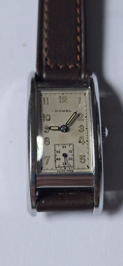 1940s New Old Stock Gents Mechanical Tank Watch – Swiss Movement – Mcdowells Dublin